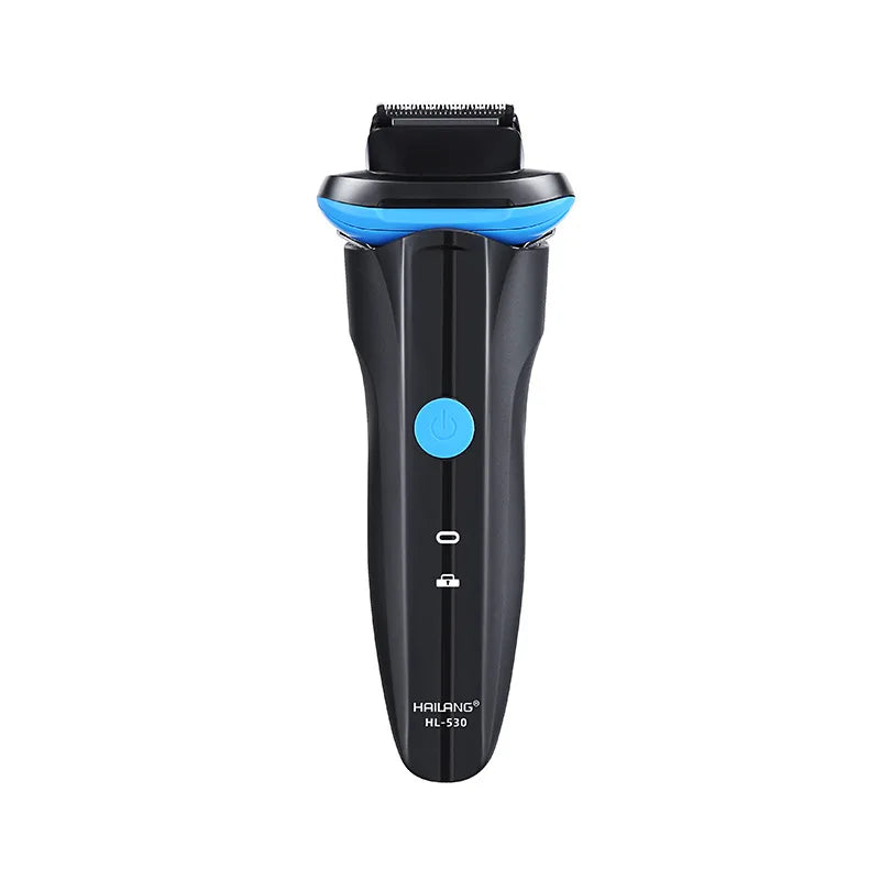 Reciprocating Electric Shaver Fully Waterproof and Quick-charging Portable Facial Grooming Trimmer Wet and Dry Shaver USB-C Port Vue