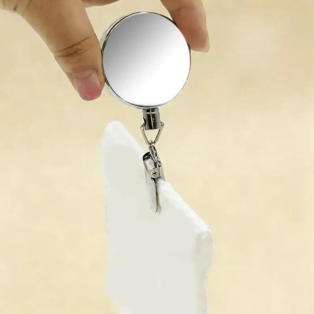 Retractable Self Adhesive Metal Towel Clip Holder Wall Mounted for Kitchen Bathroom RV Apartment Closet No Drilling Removable Vue