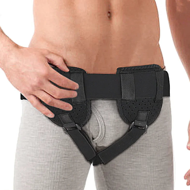 Hernia Adjustable Waist Strap With Removable Compression Pads Hernia Belts Groin Hernia Support For Men Woman Bilateral Sports Vue