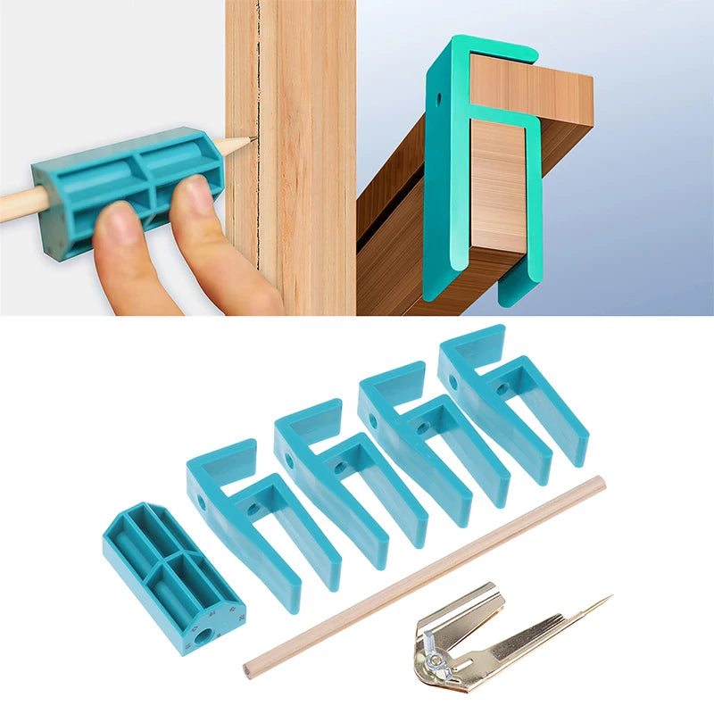 1Set 16-20mm Multi Margin Parallel Scriber Wardrobe Panel Clip Marking Gauge Woodworking Tool Vue