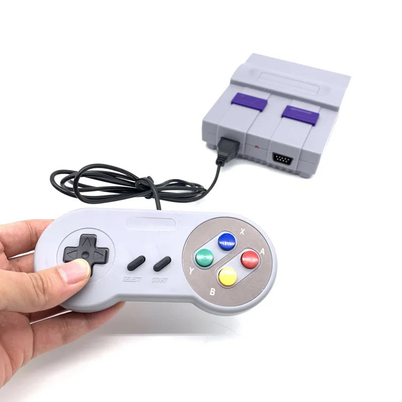 Retro Game For Snes 8 Bit Games Retro Mini TV Video Game Console With 821 Built-in Games For Snes Two Gamepads AV Out Vue
