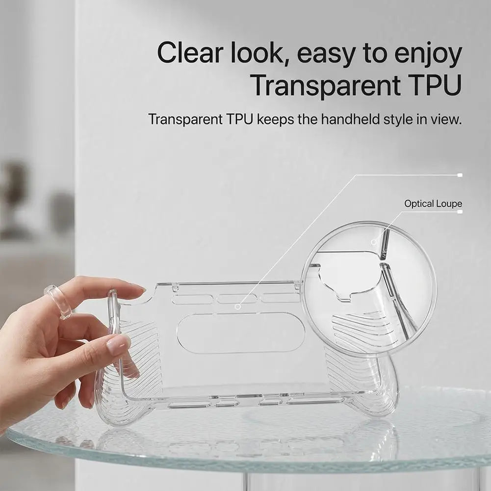 High quality TPU soft shell for AYN THOR handheld game console Transparent clamshel Screen WAPKTY TPU 2-in-1 Protective Shell Vue