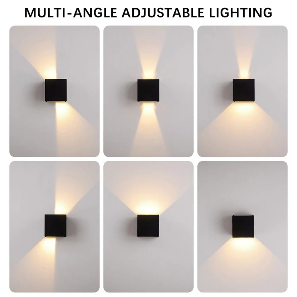 SANDIY IP65 Outdoor Motion Sensor LED Wall Sconce Light Outdoor Wall Sconce Vue