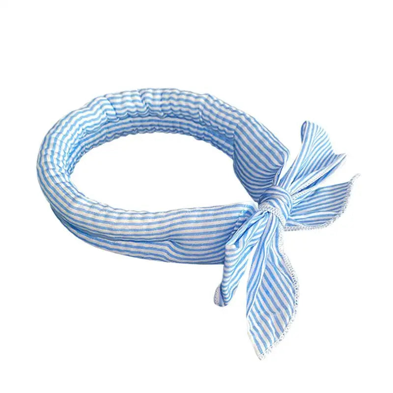 Pet Cooling Ice Scarf Cool Ice Breathable Towel Heatstroke Dogs Cats Ice Collar Cat Adjustable Collar Bibpet Supplies Vue