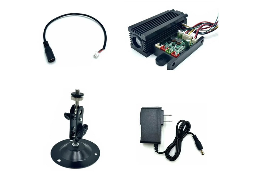 532nm 200mW Green Coarse Beam/Fine light Laser Module TTL Vue