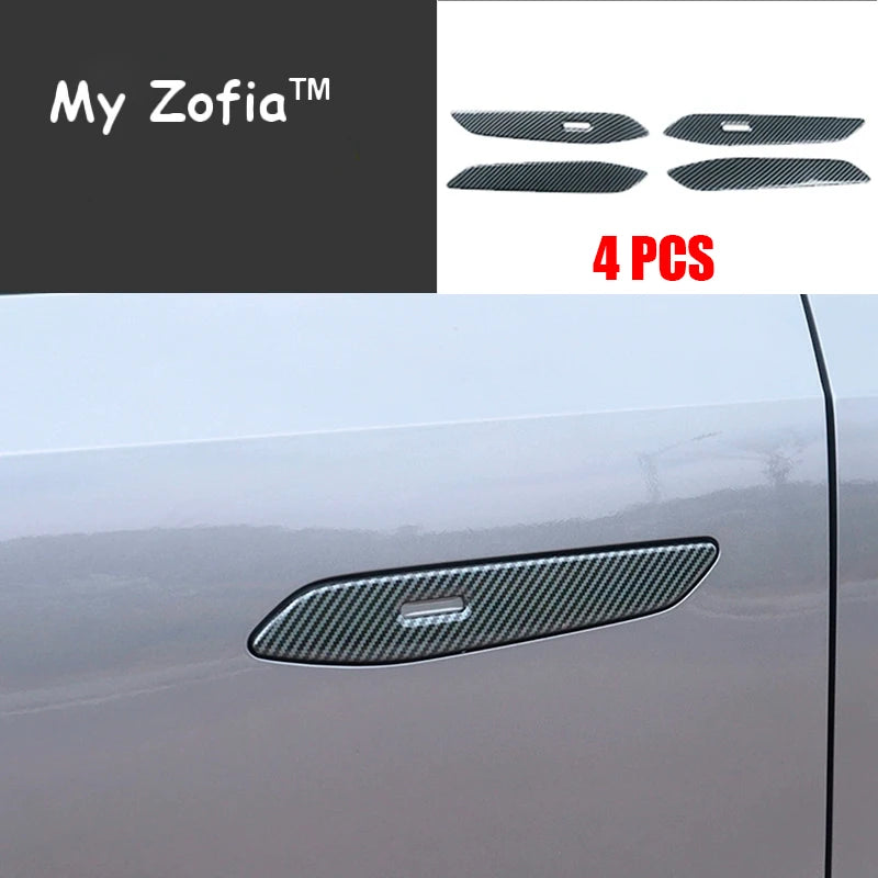 GAC Trumpchi EMKOO 2023-2025 Carbon Fiber Door Handle Cover Door Handle Cover Trim Vue A