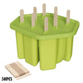 Mini Silicone Popsicle Mold Ice Cream Maker DIY Frozen Ice Lolly Mold Kitchen Tool Reusable Food Grade Silicone Mold Set Vue C CN