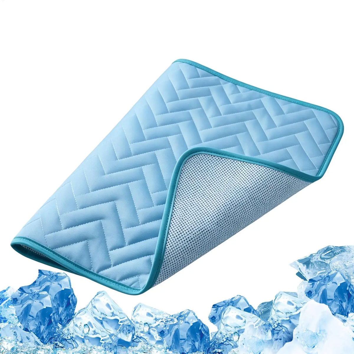 S/M/L/XL/XXL Cat Cooling Mat Pet Ice Silk Cold Pad Dog Foldable Cooling Mat for Outdoor Indoor Backyard Balcony Home Bedroom Vue