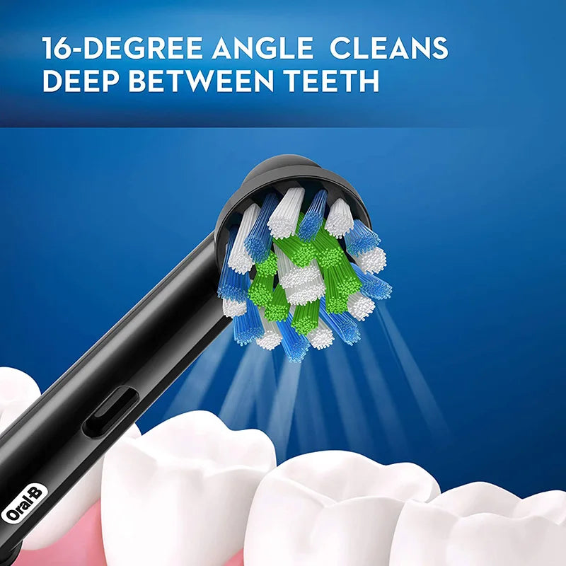 Oral B CrossAction Toothbrush Heads EB50 Replacement Refills for Electric Toothbrush 16 Degree Angle Spare Dental Nozzles 1-12pc Vue