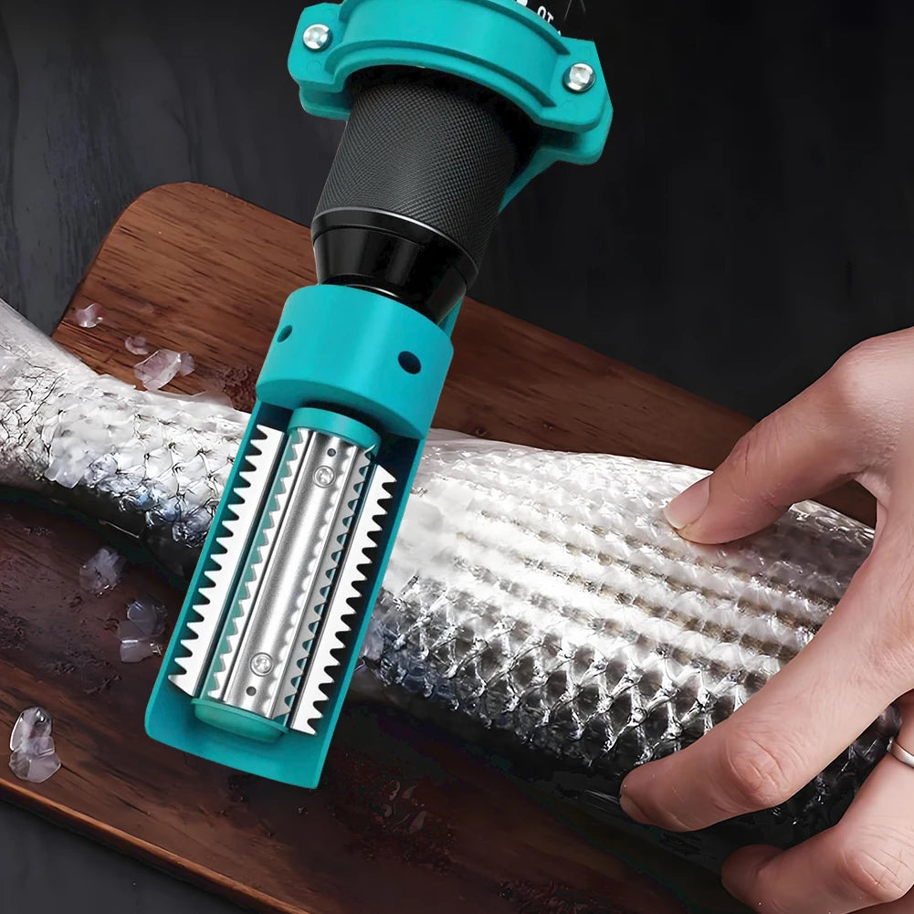 Electric Fish Scaler Remover – Drill-Powered Descaler Tool Fish Descaler Tool Vue
