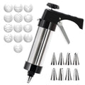 Cookie Press Gun Kit – 13 Discs & 8 Icing Nozzles Cookie Press Kit Vue 12PCS Set China Mainland
