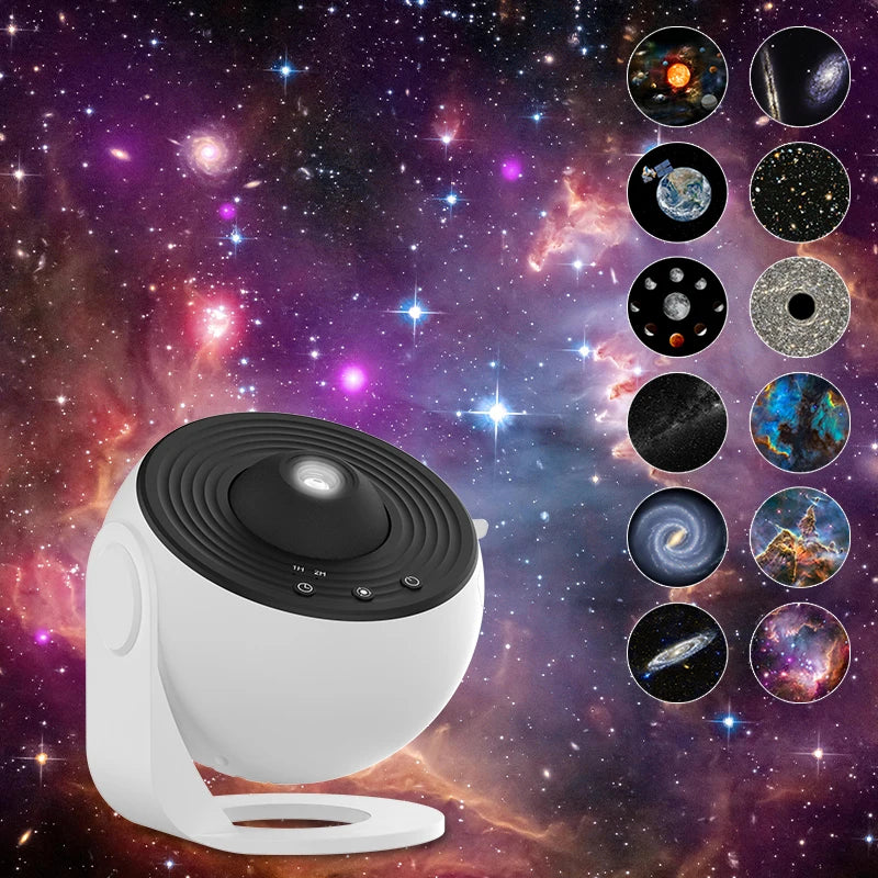 Night Light Galaxy Projector Starry Sky Projector 360° Rotate Planetarium Lamp For Kids Bedroom Valentines Day Gift Wedding Deco Vue