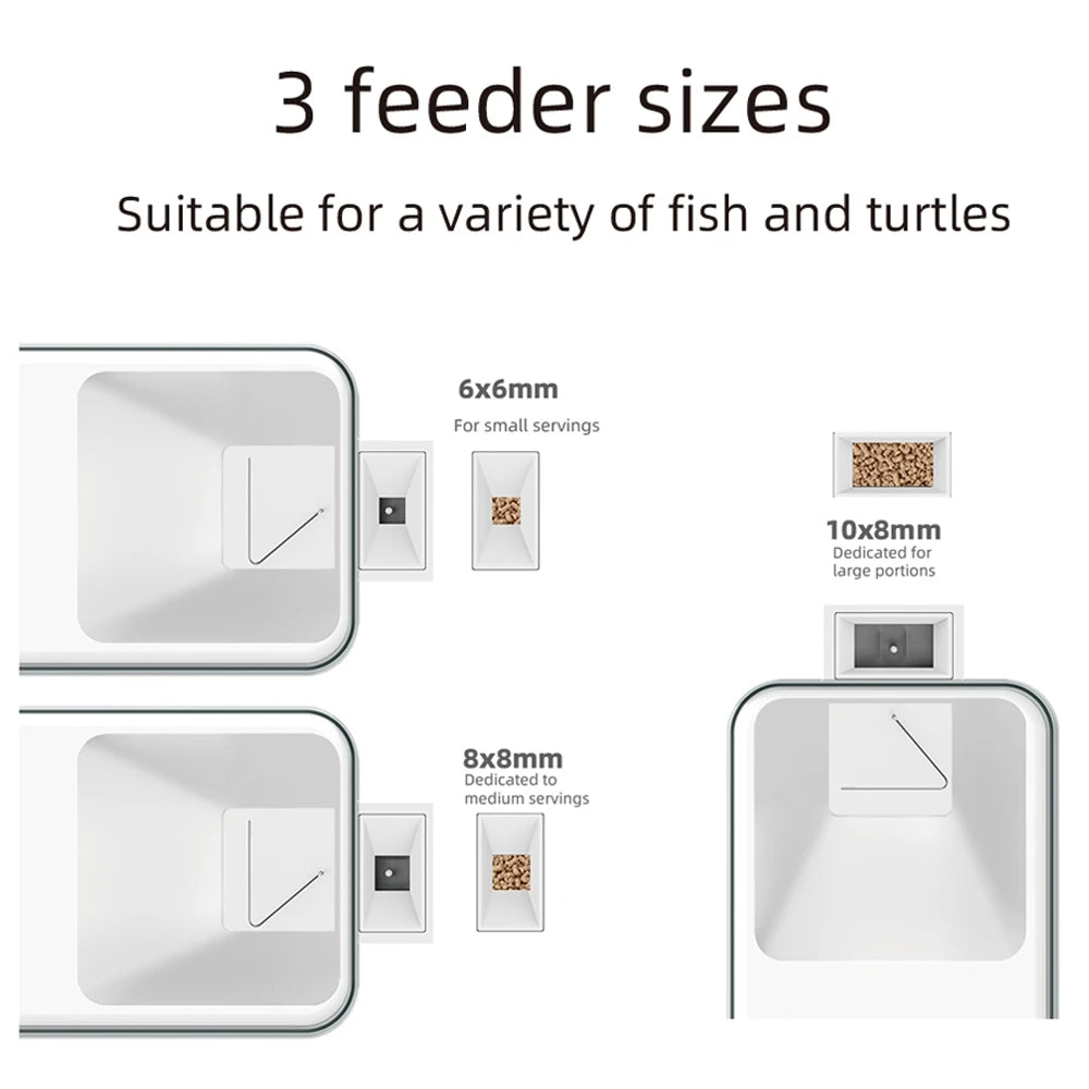 Smart Aquarium Feeder WiFi APP Remote Control Timing Fish Feeder For Fish Tank and Aquarium Automatic Feeding Vue