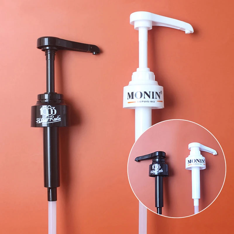 1L Coffee Syrup Dispenser Pump Black 10ml Liquid Pump for Juice Syrup Bottle Vue
