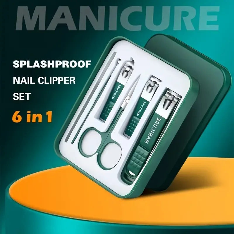 Carbon Steel Nail Clipper Combo Set – 4/6 Piece Grooming Kit Nail Clipper Set Vue