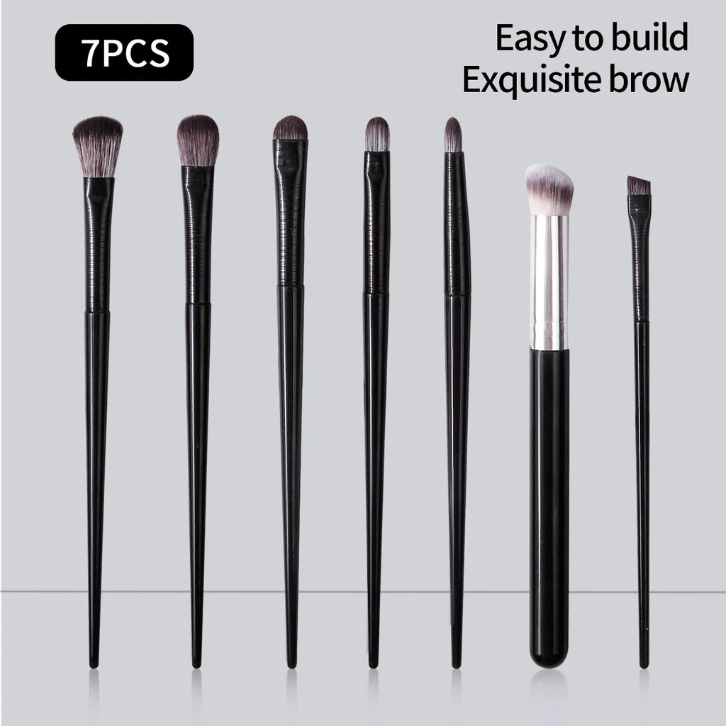 7PCS Makeup Brush Set: Eyeshadow Brush, Eyeliner Brush, Concealer Brush, Multi-Functional Facial Makeup Brush Tools Vue