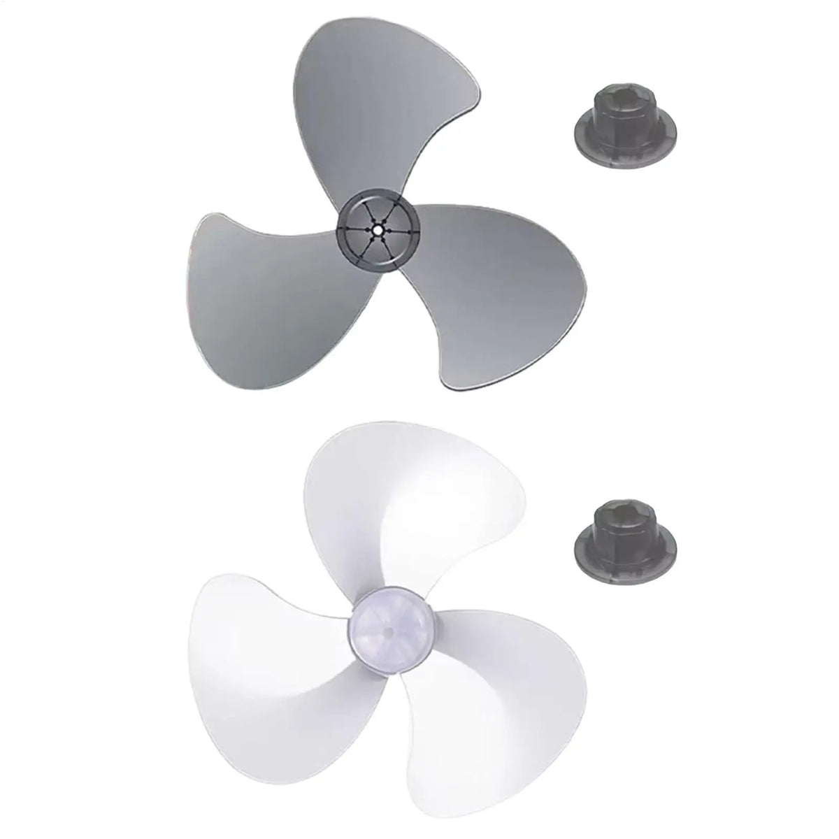 16 Inch Universal Fan Blade Replacement Electric Fan Leaves with Nut Cover 3 blades for Desk Office Dorm Home Indoor Use Vue