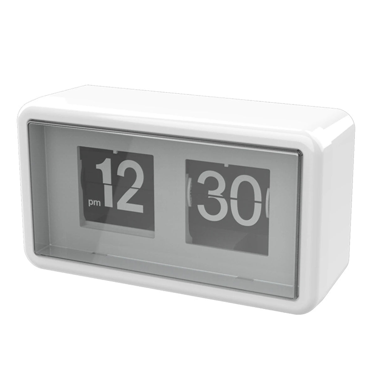 FangNymph Flip Clock Transparent Case – Wall & Table Alarm Flip Alarm Clock Vue