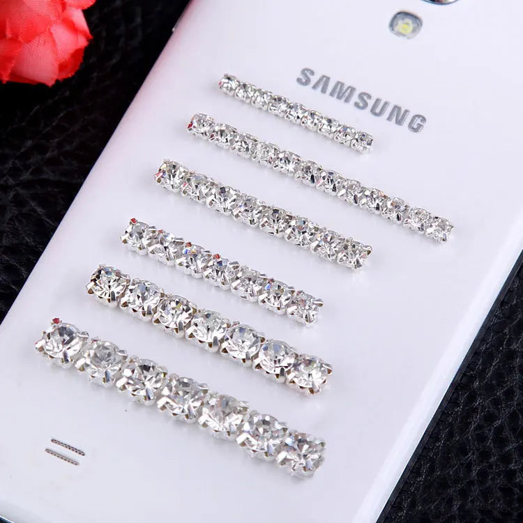 200pcs White Color Gold Bottom Setting Crystal Glass Rhinestones Sew on Stones for Needlework DIY Jewelry Accessories Vue