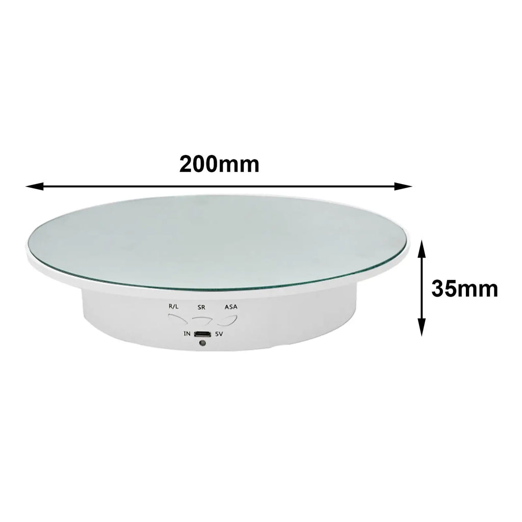 Compact Rotating Display Stand With 360 Degree Rotation Feature Live Streaming And Video Demonstrations Product Vue