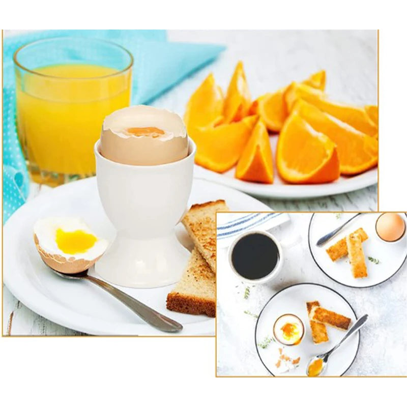 1PCS Breakfast Egg Holder Egg Cup Holder Boiled Eggs Cup Stand Tool Caviar Cup Banquet Eggs Supplies Kitchen Accessories Vue