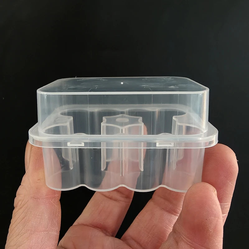 Mini Microtube Storage Box Clear Vial Storage Case Stackable Freezer Tube Box Diabetic Supplies Refill Bottle Pixelated Life Vue