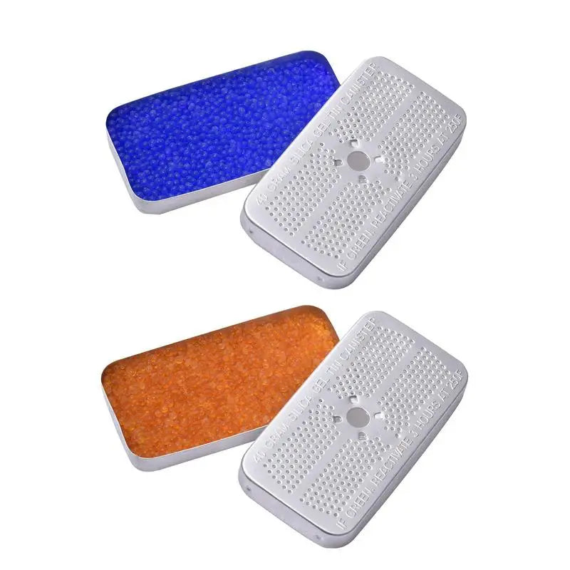 Foil bag bule orange Reusable Silica Gel Beads Moisture Absorber Desiccant Moisture Absorber Dehumidifier Desiccant Canisters Vue