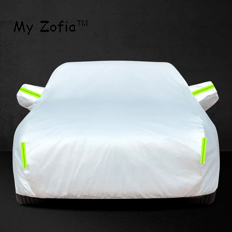 For BYD Dolphin Mini Seagull 2024 2025 2026 Full Car Cover Outdoor Sun Anti UV Rain Snow Dust Protection Oxford Cloth Auto parts Vue