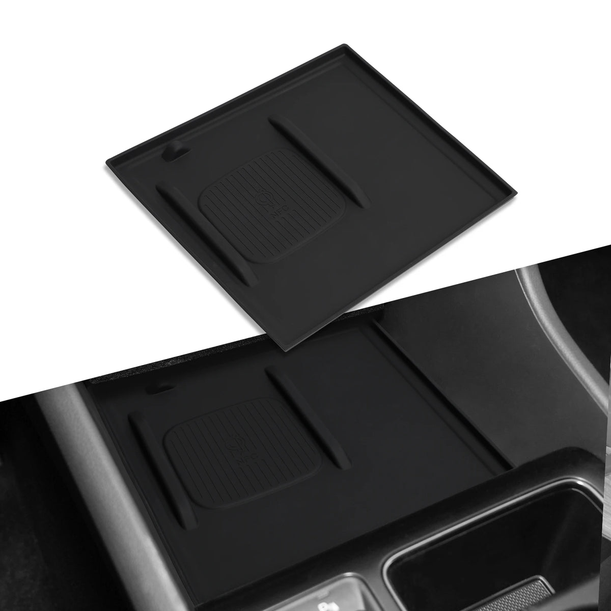 for Hyundai Sonata 2024 N-line Anti-skid Pad Car Phone Non-slip Pad Silicone Accessories (Only The Pad) Vue