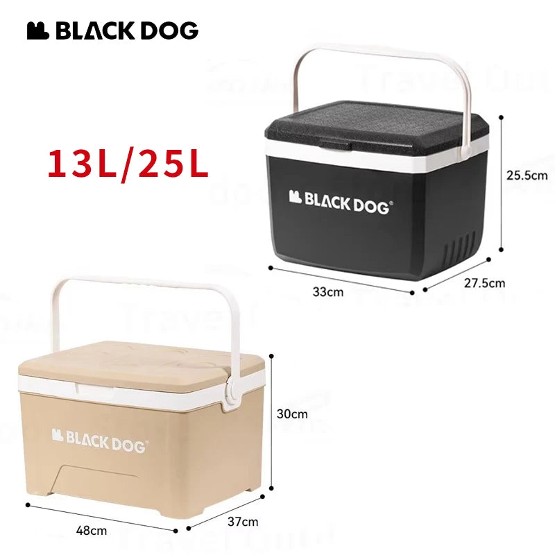 Naturehike Blackdog Camping Cooler Box 13L/25L Ice Chest Insulated Cooler Box Vue
