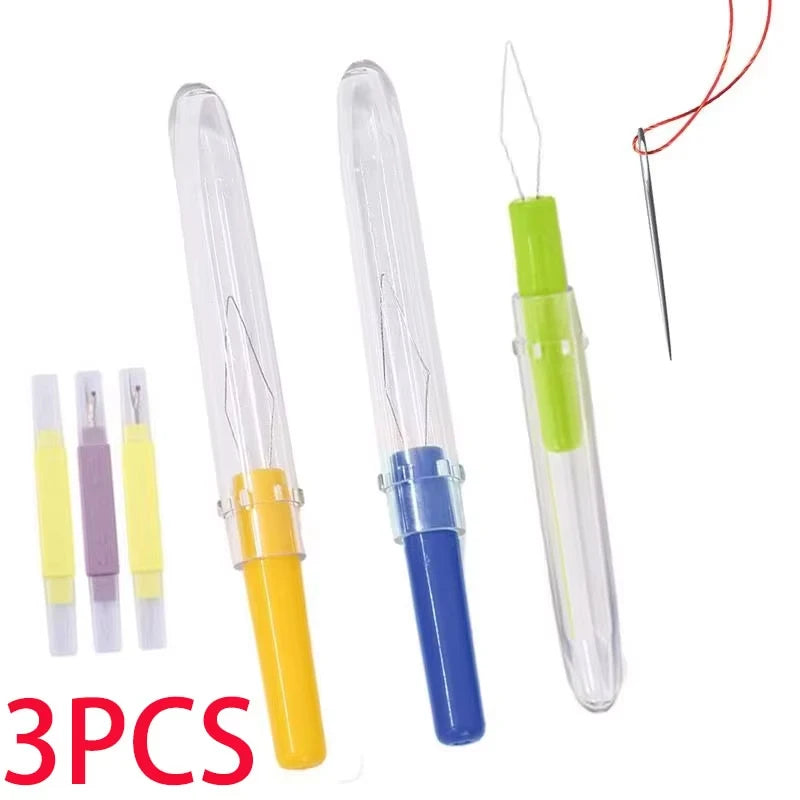 Auto Needle Threader Set 3 or 4 Pack – Fast & Easy Sewing Tool Needle Threader Vue