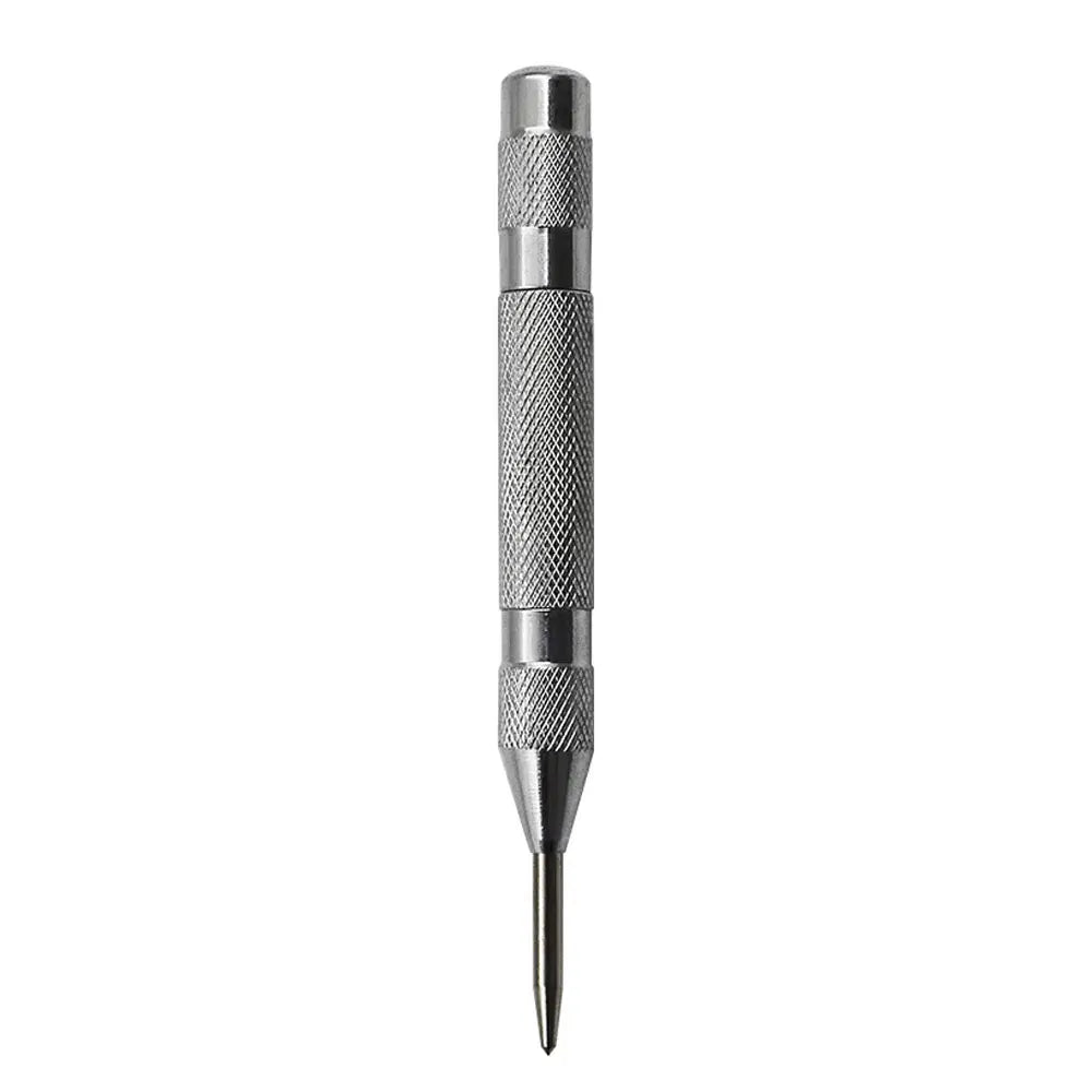 Automatic Center Punch Automatic Metal Punch Tool Woodworking Tools Loaded Marker Wood Chisel Joinery Carpenter Tool Vue Silver