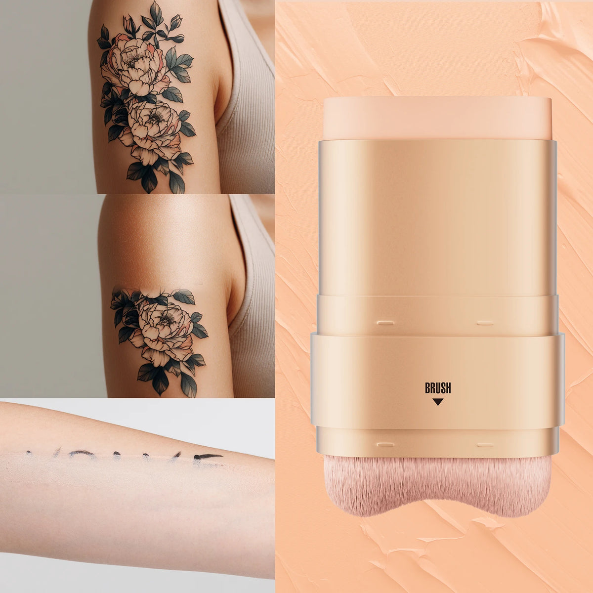 Four-Color Concealer to Cover Dark Circles, Tattoos, Acne Marks, Facial Concealer, Contouring, Waterproof Foundation, Beauty Makeup Vue