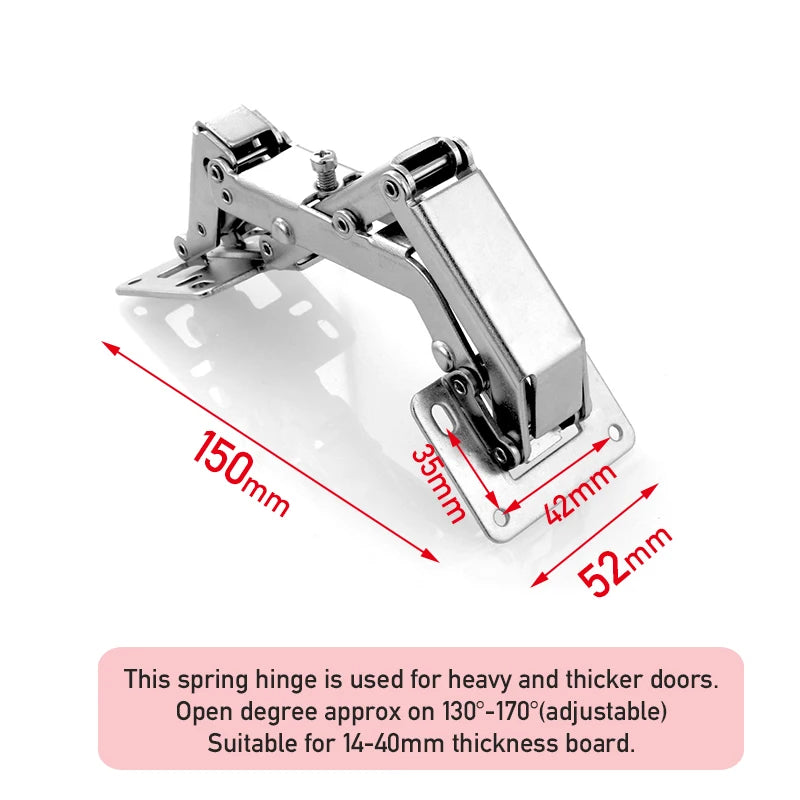 KAK Soft Closing Furniture Hinge Adjustable Kitchen Cabinet Hinges 170 Degree Hinges Furniture Hardware for Kitchen Furniture Vue
