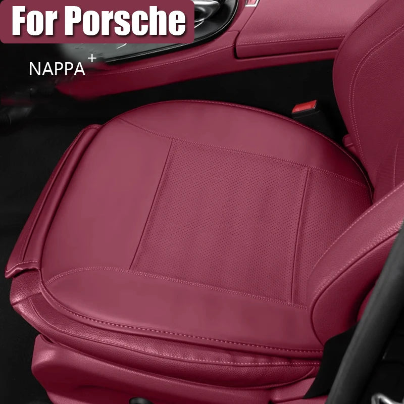 NAPPA Fashion Badge Car Seat Cushion For Porsche Cayenne Macan panamera Protection Pad Autointerior Decoration Products Cover Vue