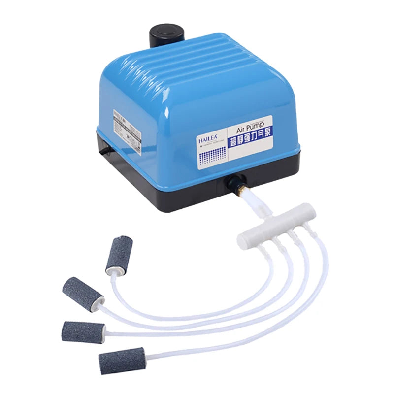 Hailea V10/V20/V30/V60 Quiet Aquarium Oxygenation Pump Fish Tank Oxygen Air Pump Fish Pond Aerator Hydroponics Air Compressor Vue