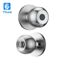 Tuya Door Lock Smart Fingerprint Key Unlock Bluetooth Digital Electronic Door Locks APP Remote Control For Home Bedthroom Vue Silver TTLock