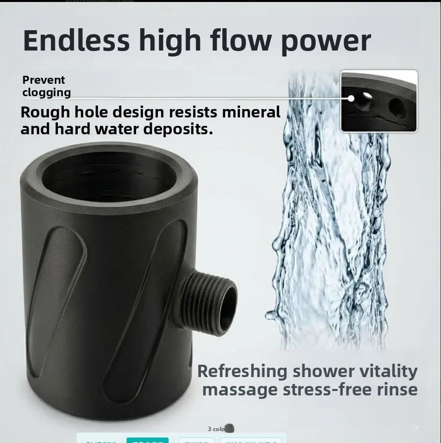 High Pressure Handheld Water Flush Shower Head for Men Creative Personal Hygiene Rinse Sprayer Bathroom Bathing Tool Vue