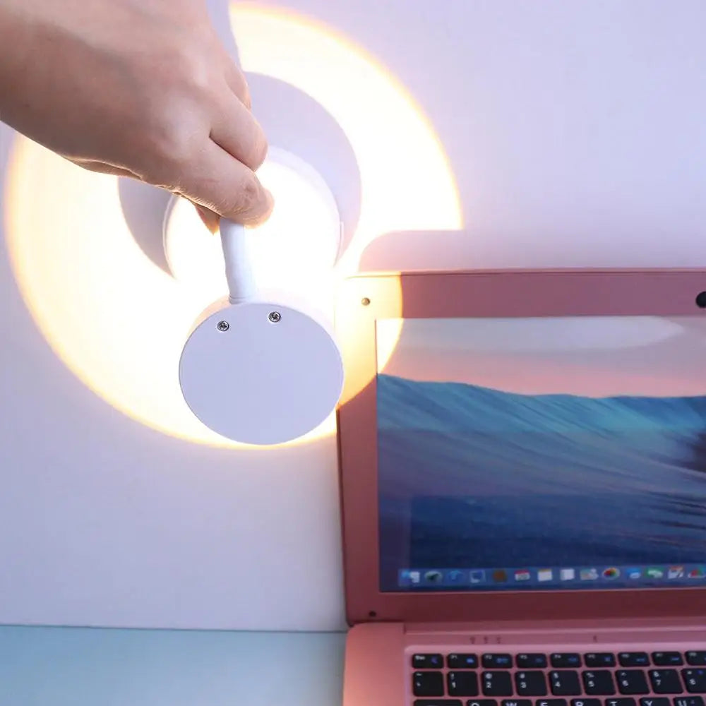 LED Wireless Spotlight Battery Operated Cat-Eye Bulb Wall Lamp Motion Sensor 360° Rotation Picture Light Artwork Lighting Vue