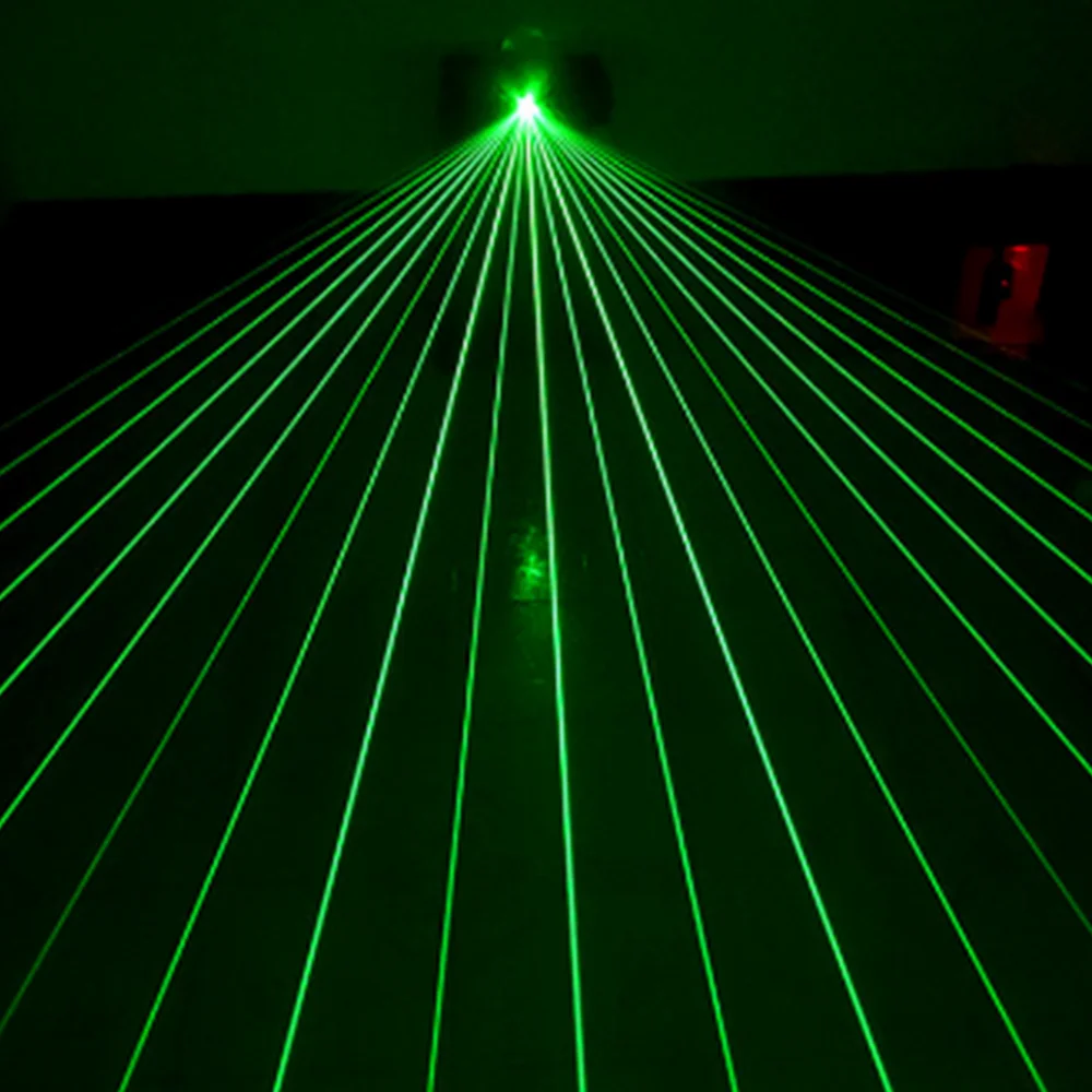 532nm 50mw Fan-Shaped Green Laser Module with Heat Sink, Green Light, Evening Laser Light Vue