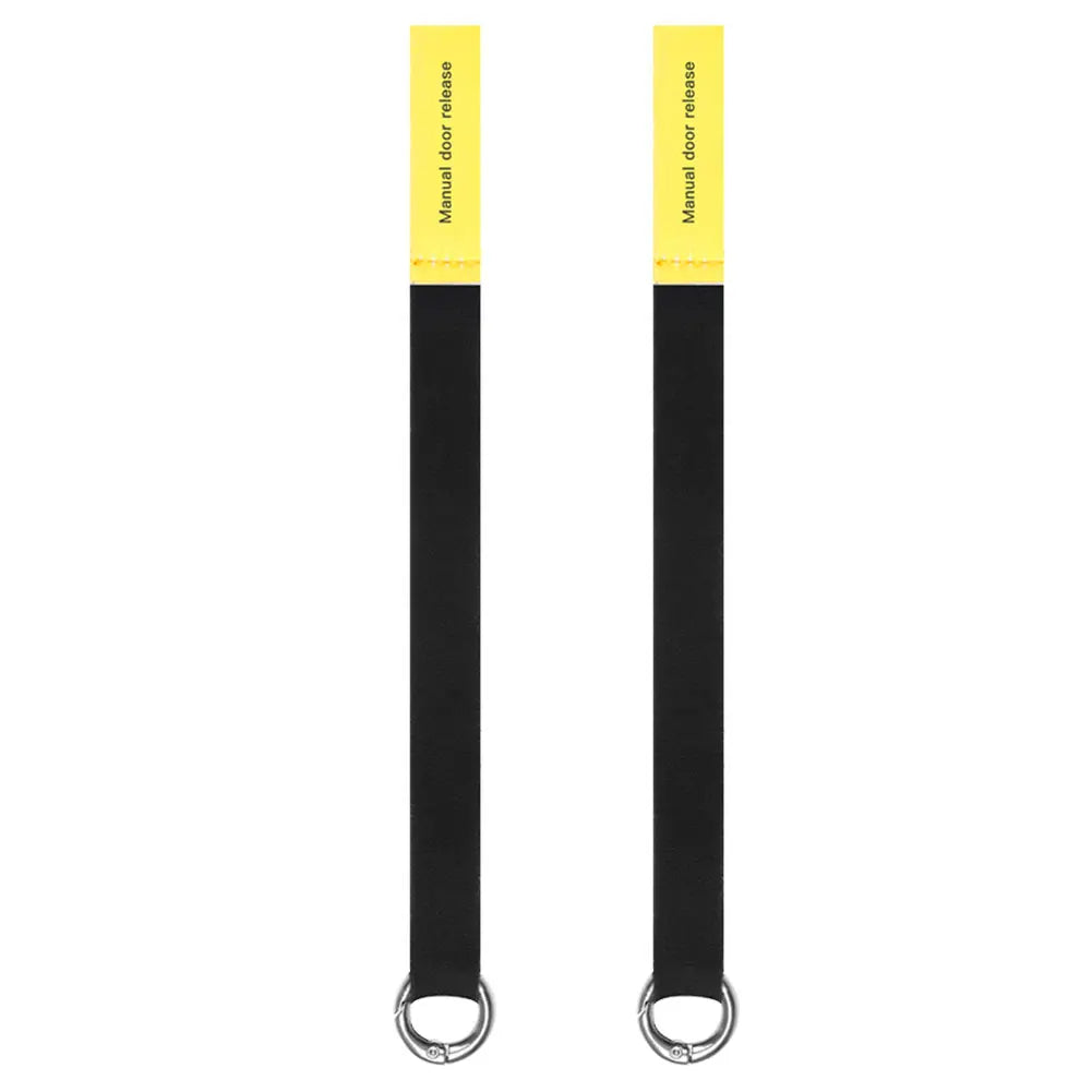 Manual Door Release Back Door Release Handle Rear Door Emergency Puller Extended Emergency Safety Pull Rope for Tesla Model Y Vue as show