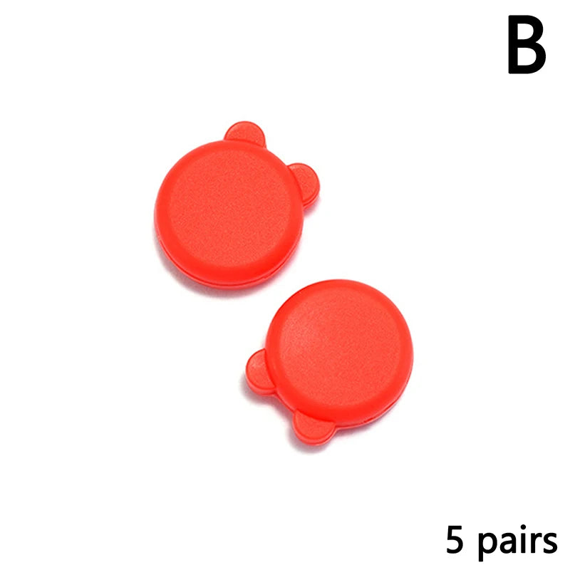 5 Pairs Silicone Glasses Ear Grip Cute Sports Eyeglasses Ear Hook Silicone Anti Slip Eyewear Temple Tips Sleeve Retainer Holder Vue B Red