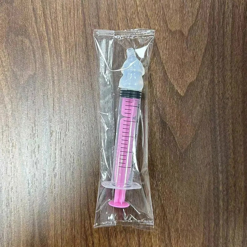 vvocci Baby Nasal Irrigation Silicone Nasal Suction Nose Cleaner Baby Nasal Needle Tube Washer Device for Children and Infants Vue B314 Pink-1pcs
