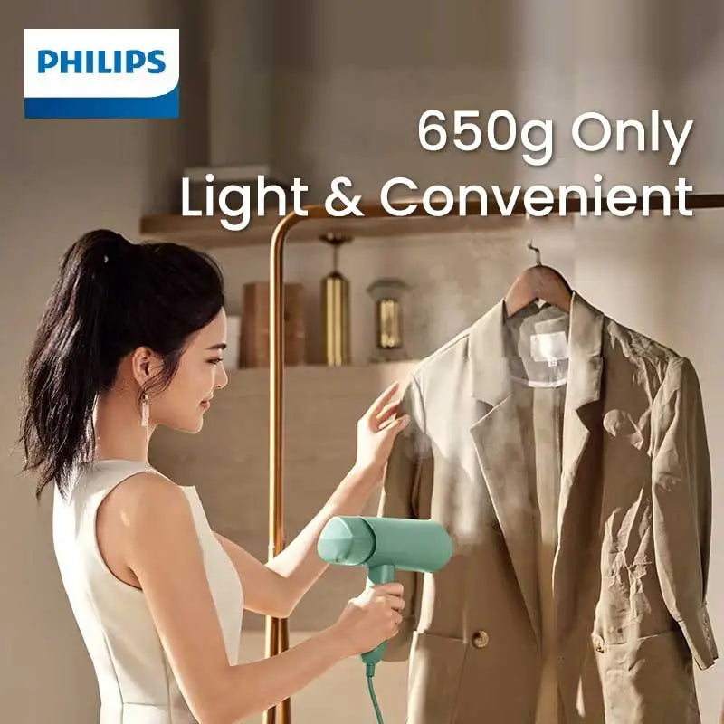 Philips Handheld Garment Steamer 1000W 30S Fast Heating 100ML Portable Fabric Wrinkle Remover Home Travel Clothes Steam Iron Vue
