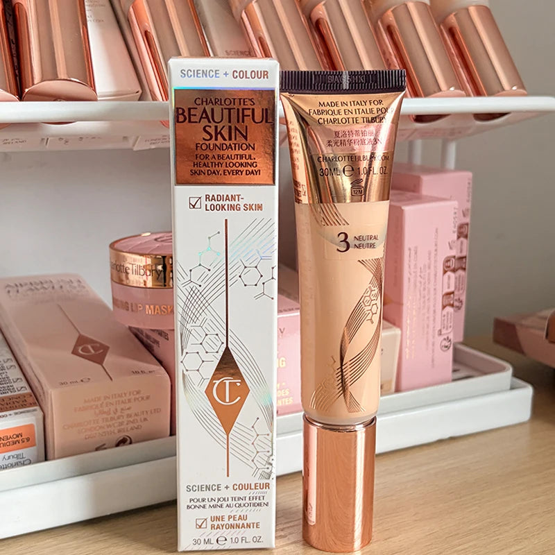 Charlotte Latest Tilbury Moisturized Plump Lip Gloss Highlights Concealer Liquid Foundation Two Color Heartbeat Blush Makeup Vue CT-JHFDY-3N
