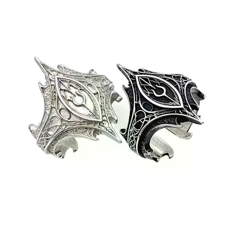 Vintage Personalized Irregular Pattern Gothic Style Open Ring Men Women Jewelry Party Accessries Gift Vue