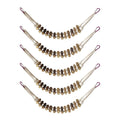 5-Pack Parrot Cage Toys Wood Bead Hammock Swing for Birds Bird Cage Toy Set Vue 5PCS