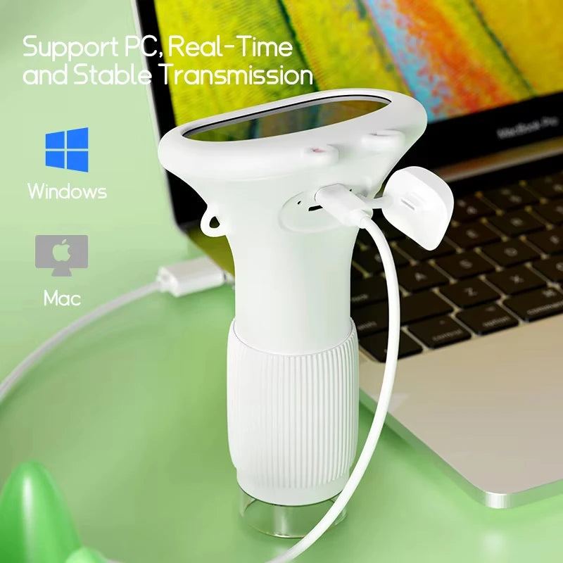 Kids Microscope 1000x Magnifier Microscope 200 Megapixels With LED Photo Video Function Educational Toys Science For Children Vue