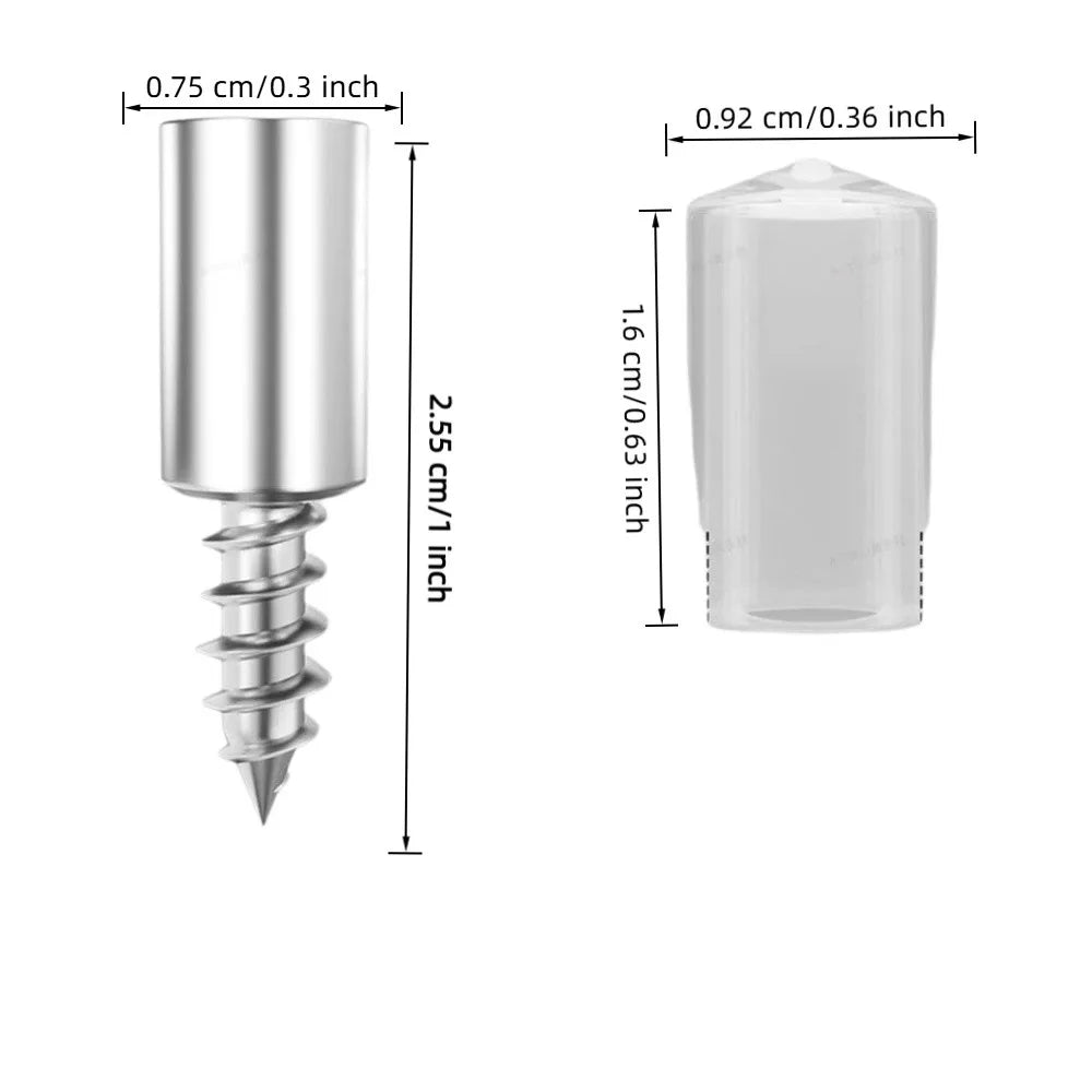 100Pcs Anti-Slip Rubber Sleeve Laminate Support Screw Multifunction Sturdy Self-Tapping Screws Round Head Phillips Head Vue