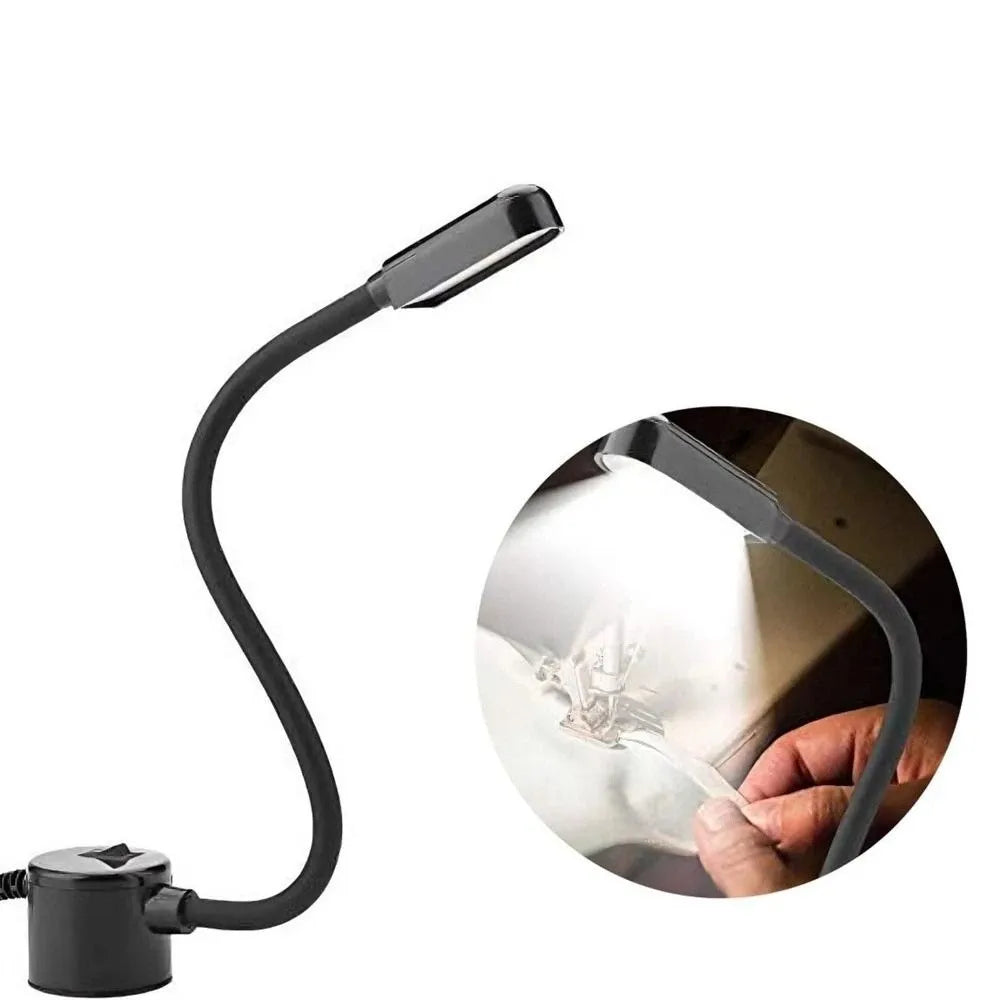 High Brightness Led Sewing Machine Light Flexible Gooseneck Work Lights Desk Light Eye-protecting Magnetic Base Vue